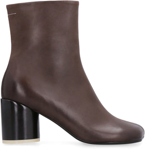 Leather ankle boots-1